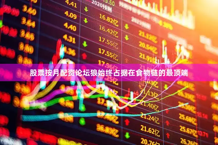 股票按月配资论坛狼始终占据在食物链的最顶端