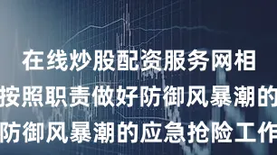 在线炒股配资服务网相关部门应按照职责做好防御风暴潮的应急抢险工作