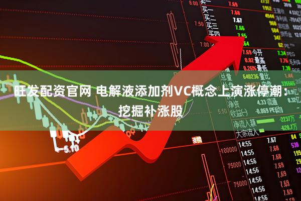 旺发配资官网 电解液添加剂VC概念上演涨停潮：挖掘补涨股