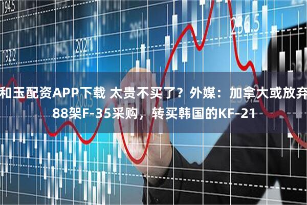 和玉配资APP下载 太贵不买了？外媒：加拿大或放弃88架F-35采购，转买韩国的KF-21